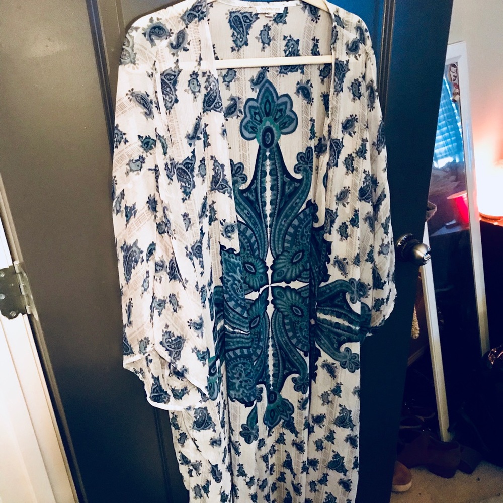 Bohemian Sheer Duster Cardigan